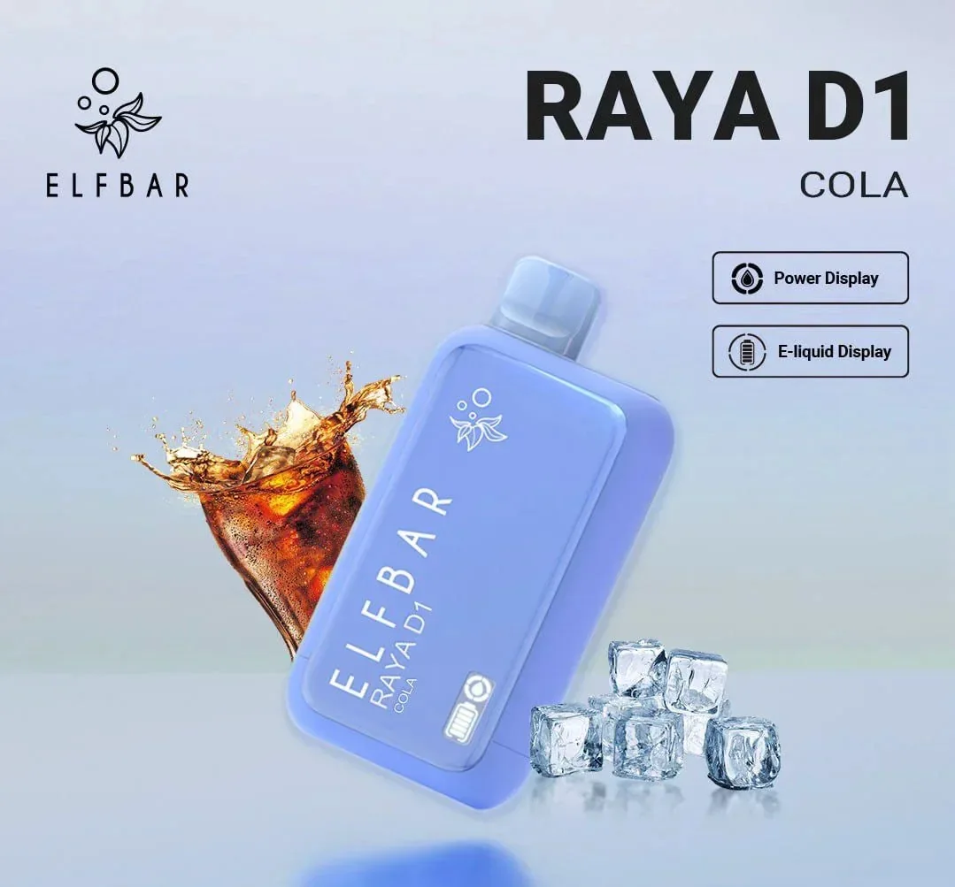 Elf Bar Raya D1 – Cola by Elf Bar at Vape Shop Ahmedabad