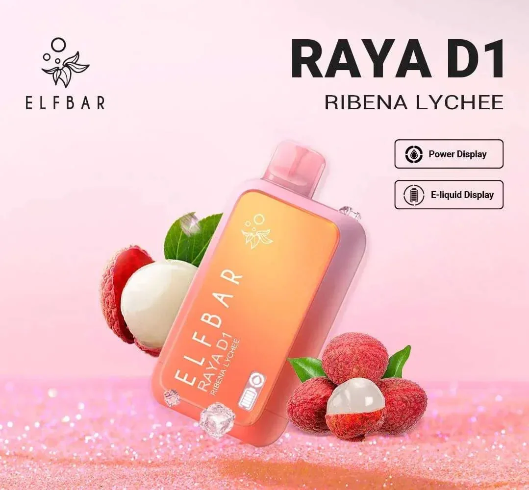 Elf Bar Raya D1 – Ribena Lychee by Elf Bar at Vape Shop Ahmedabad
