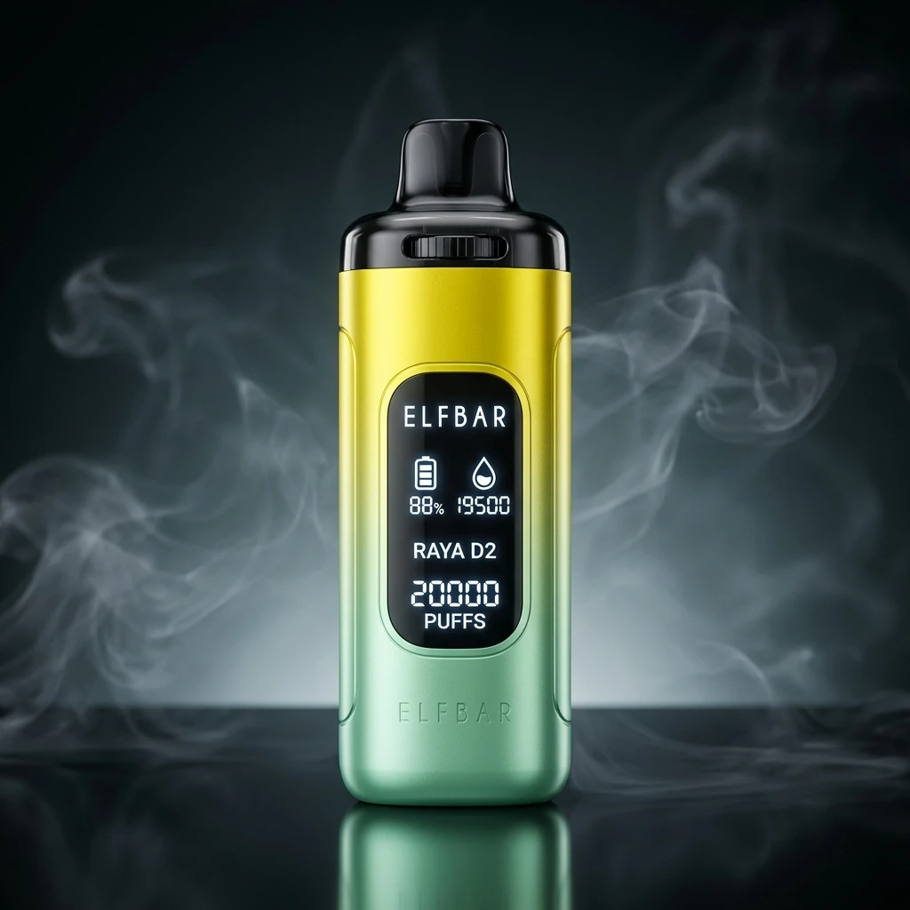 Elfbar Raya D2 20000 Puffs Lemon Mint by Elf Bar at Vape Shop Ahmedabad