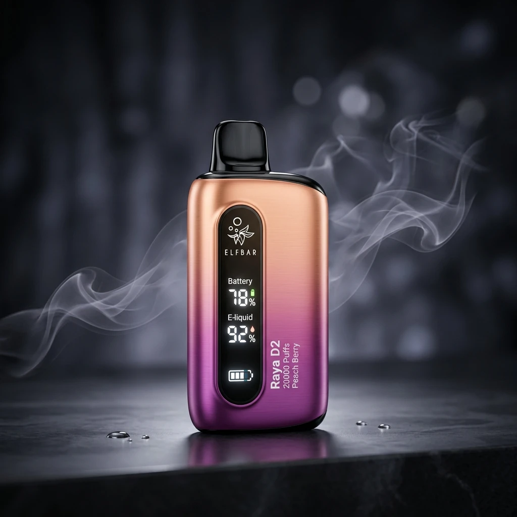 Elfbar Raya D2 20000 Puffs Peach Berry by Elf Bar at Vape Shop Ahmedabad