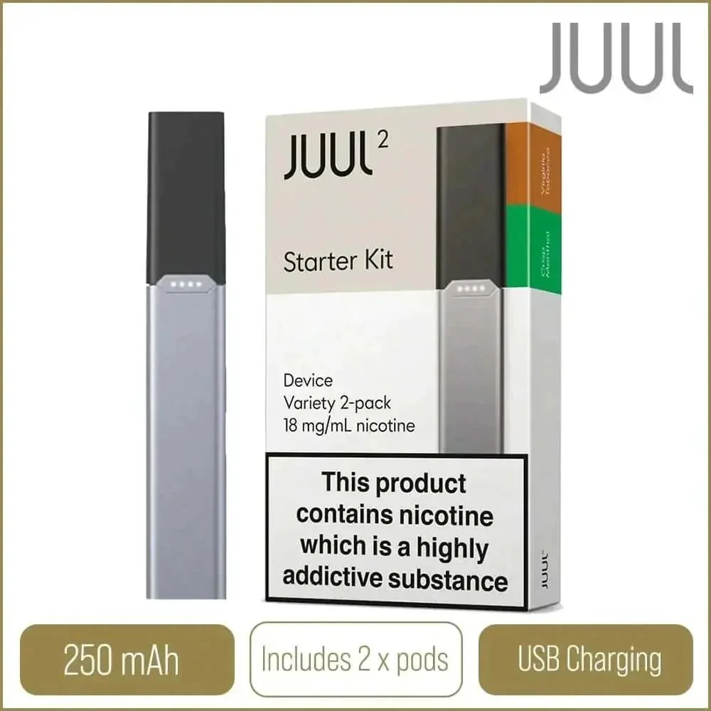 Juul2 Starter Kit With 2 Pods by JUUL at Vape Shop Ahmedabad