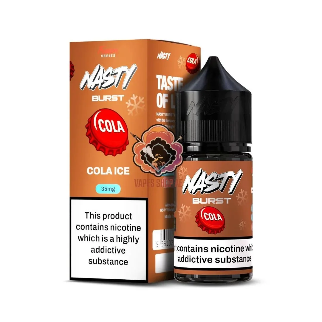 Nasty Burst Nic Salts – Cola Ice by Nasty at Vape Shop Ahmedabad
