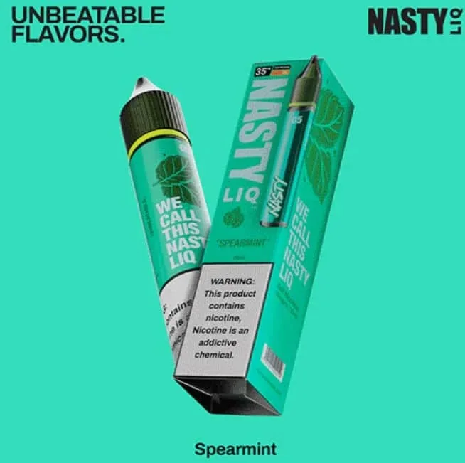 Nasty Liq Spearmint Nic Salt by Nasty at Vape Shop Ahmedabad