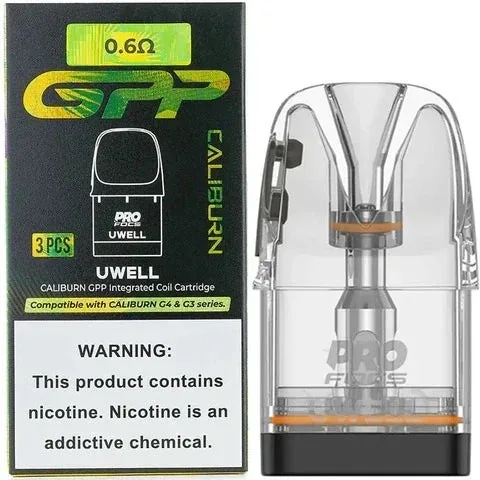 Uwell Caliburn Gpp Replacement Pod (0 6ω) by Uwell at Vape Shop Ahmedabad